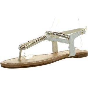 SUNNY DAY Glint-5 White Womens sandals 6 NEW